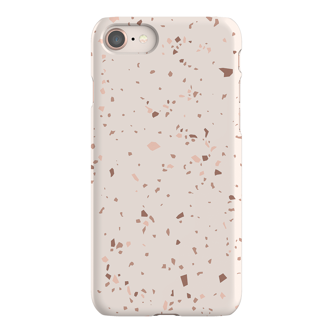 Neutral Terrazzo Printed Phone Cases iPhone 8 / Snap by The Dairy - The Dairy