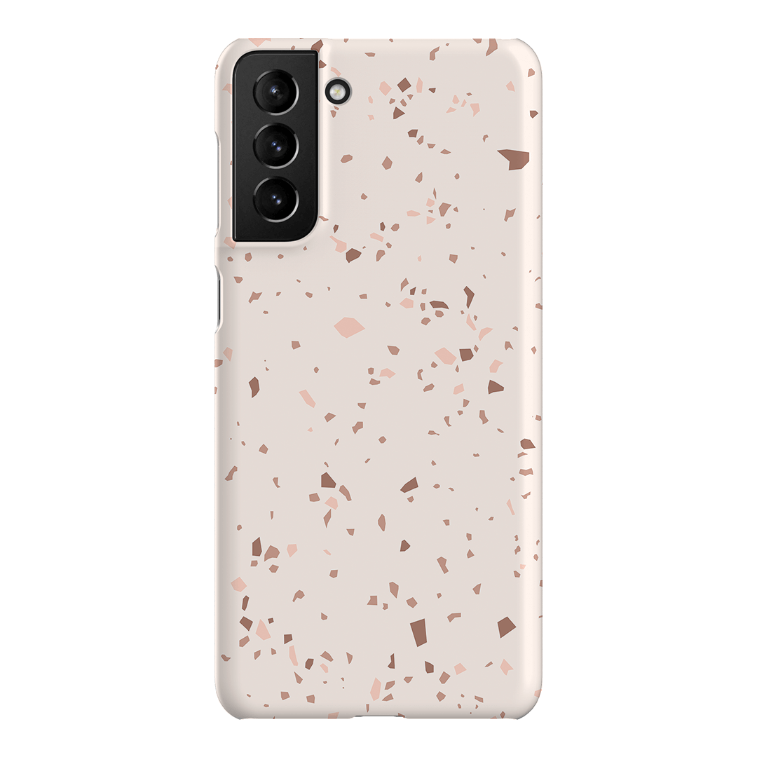 Neutral Terrazzo Printed Phone Cases Samsung Galaxy S21 Plus / Snap by The Dairy - The Dairy
