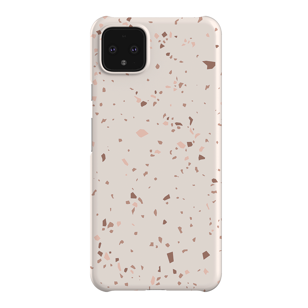 Neutral Terrazzo Printed Phone Cases Google Pixel 4XL / Snap by The Dairy - The Dairy