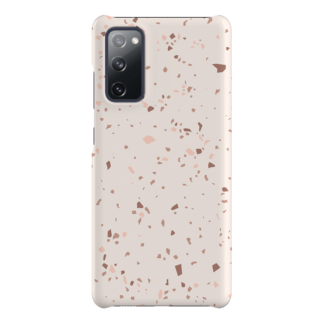 Neutral Terrazzo Printed Phone Cases Samsung Galaxy S20 FE / Snap by The Dairy - The Dairy