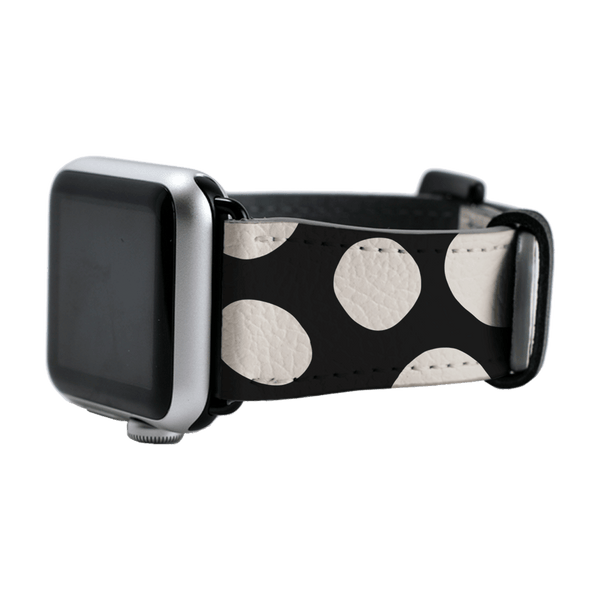 Pebbles Noir Apple Watch Band Watch Strap Apple Watch / 38/40 MM Black by Veronica Tucker - The Dairy