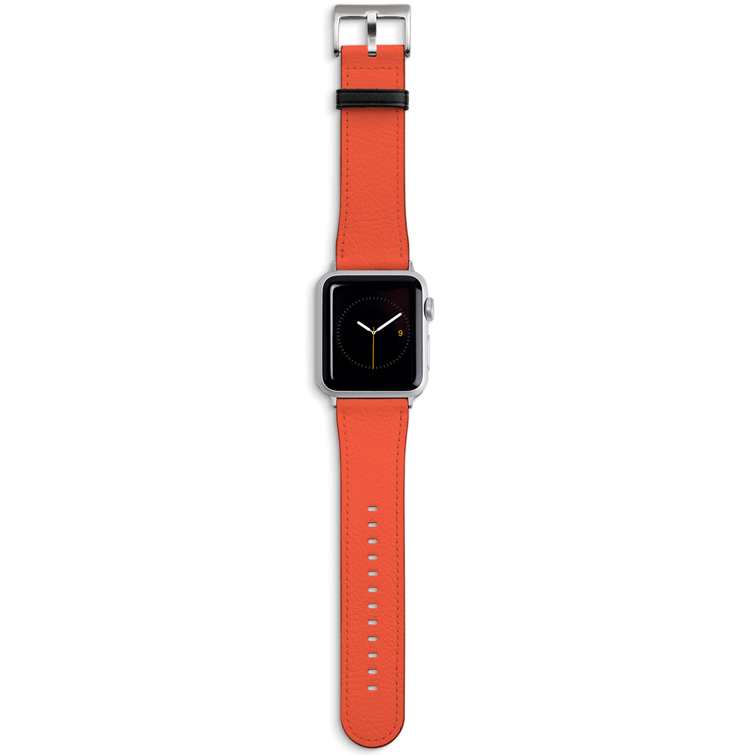 Scarlet Apple Watch Band Watch Strap 42/44 MM Silver by The Dairy - The Dairy