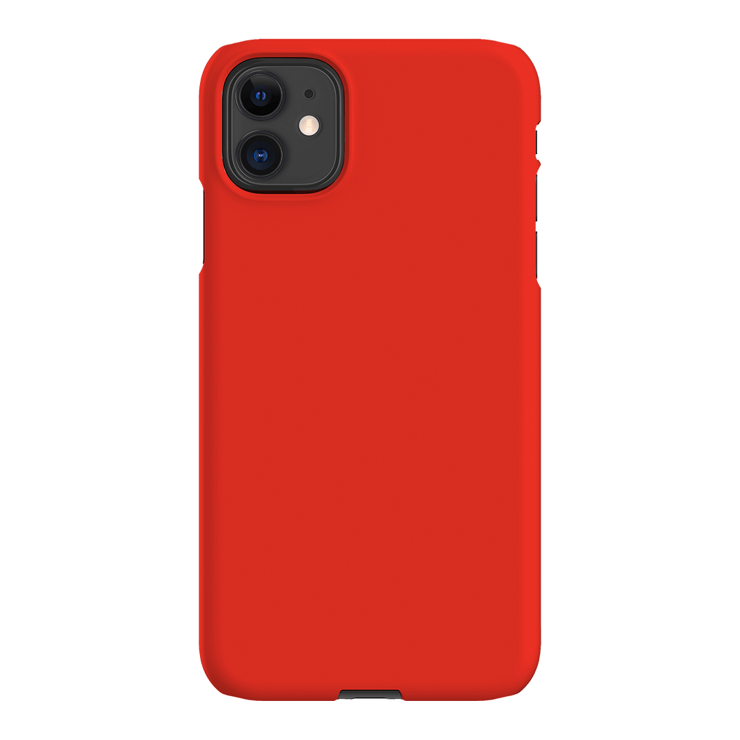 Scarlet Matte Case Matte Phone Cases iPhone 11 / Snap by The Dairy - The Dairy