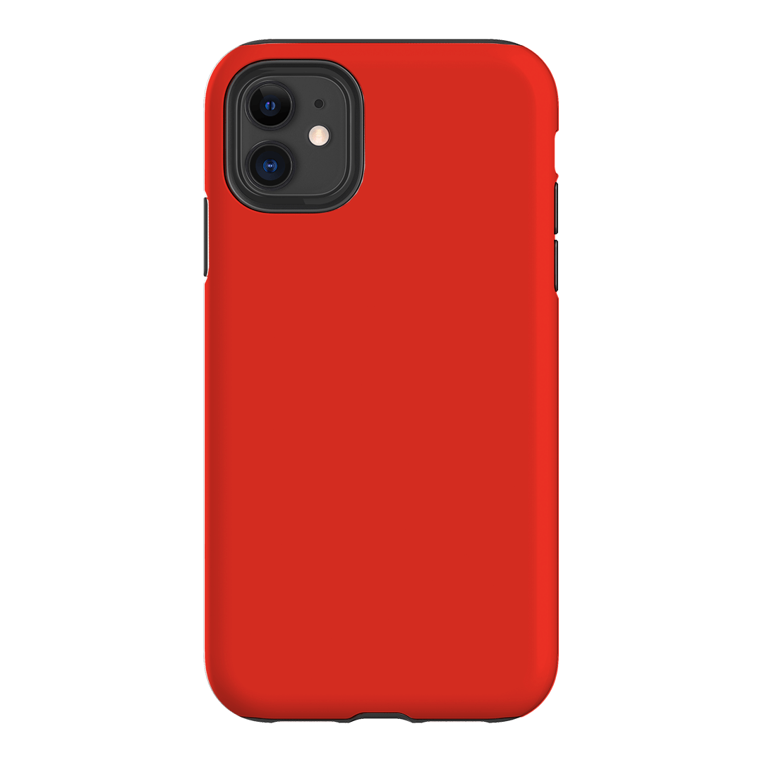 Scarlet Matte Case Matte Phone Cases iPhone 11 / Armoured by The Dairy - The Dairy