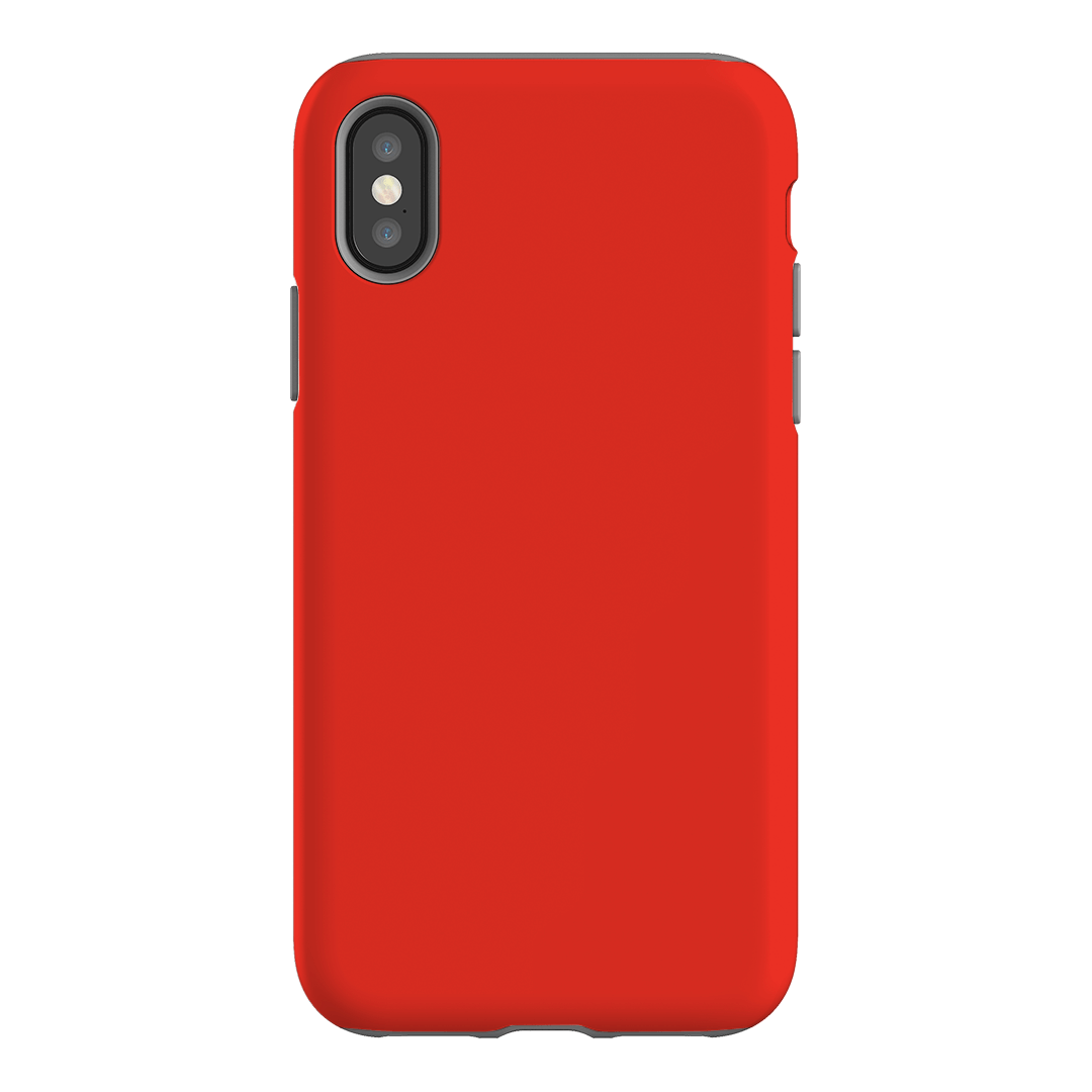 Scarlet Matte Case Matte Phone Cases iPhone XS / Armoured by The Dairy - The Dairy