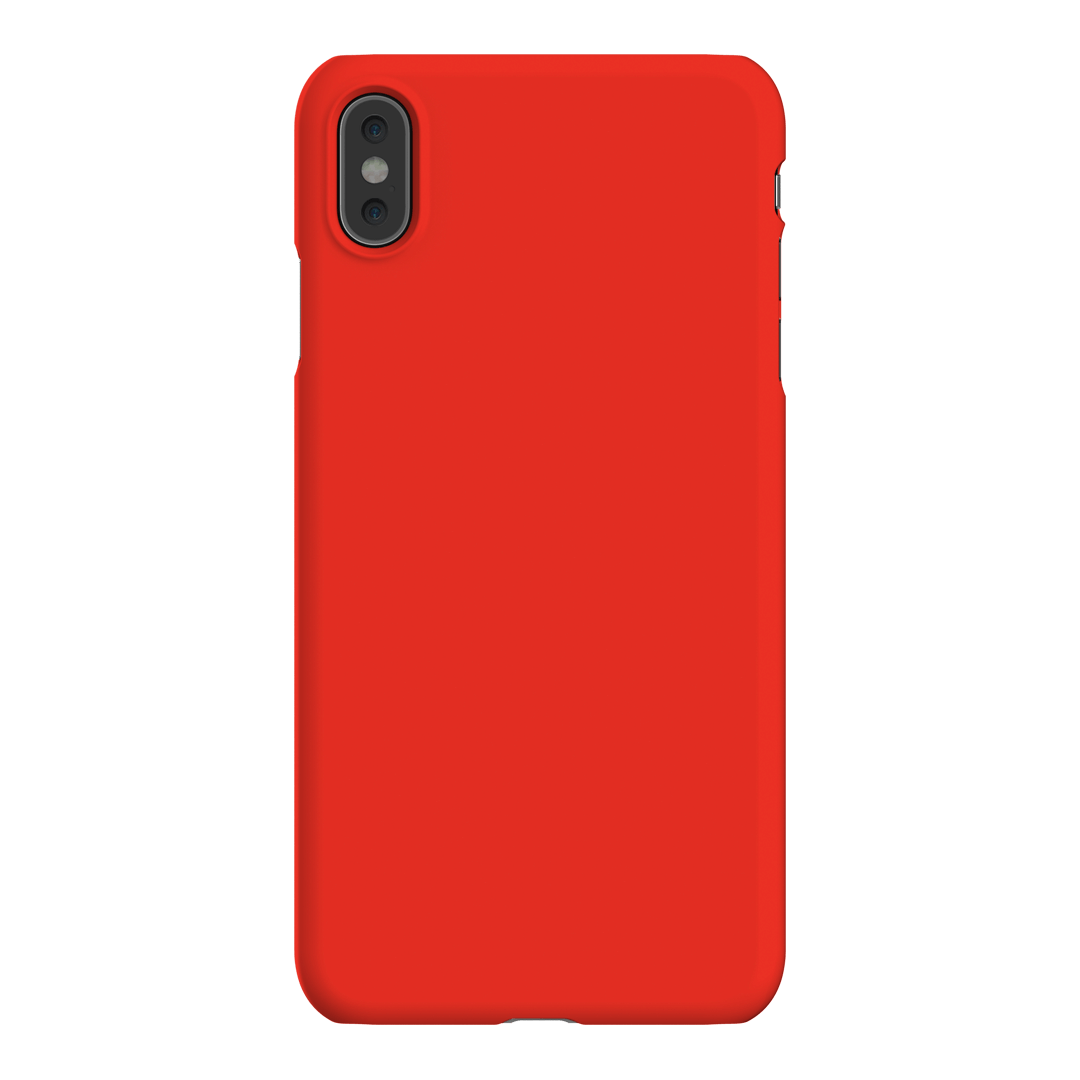 Scarlet Matte Case Matte Phone Cases iPhone XS Max / Snap by The Dairy - The Dairy