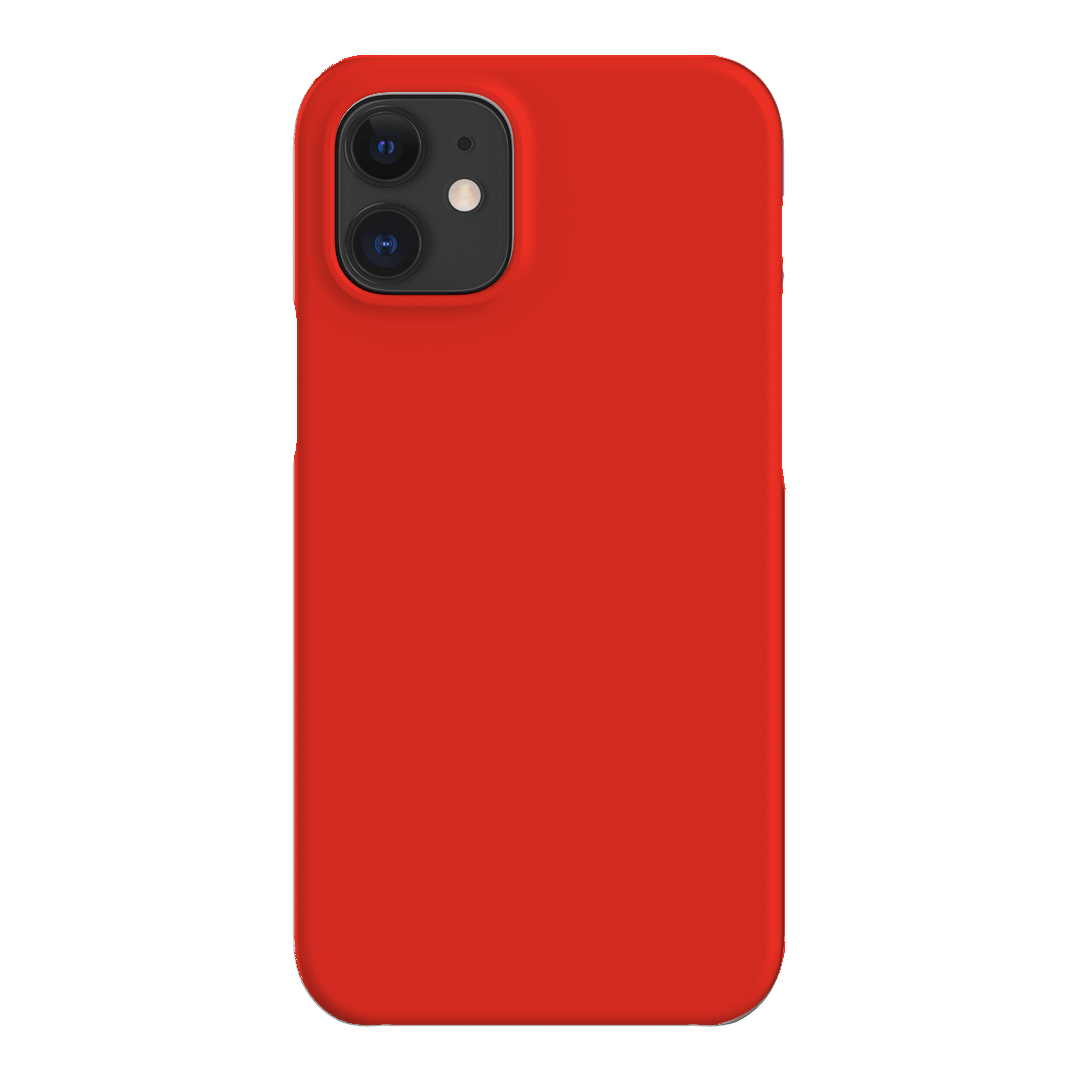 Scarlet Matte Case Matte Phone Cases iPhone 12 Mini / Snap by The Dairy - The Dairy