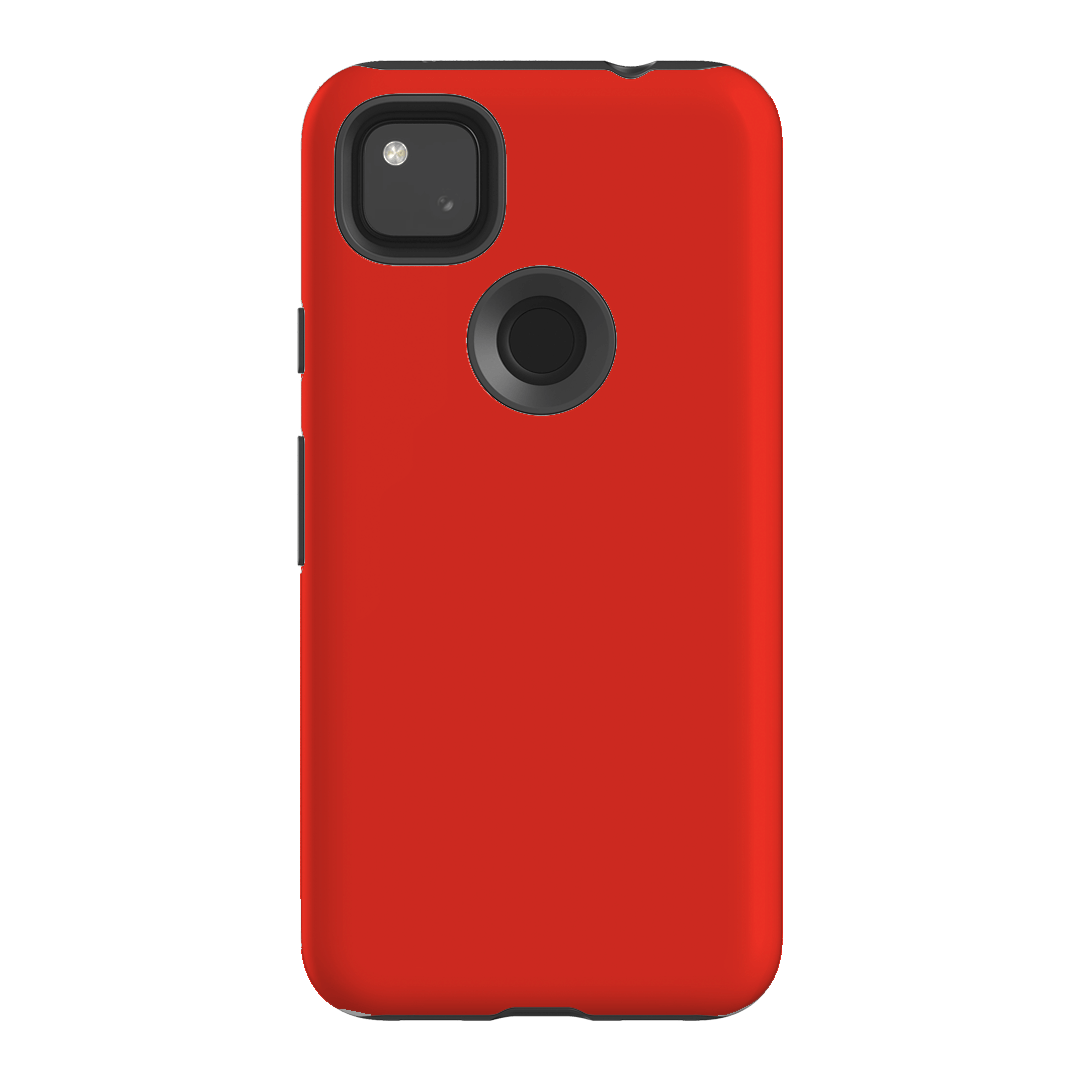 Scarlet Matte Case Matte Phone Cases Google Pixel 4A 4G / Armoured by The Dairy - The Dairy