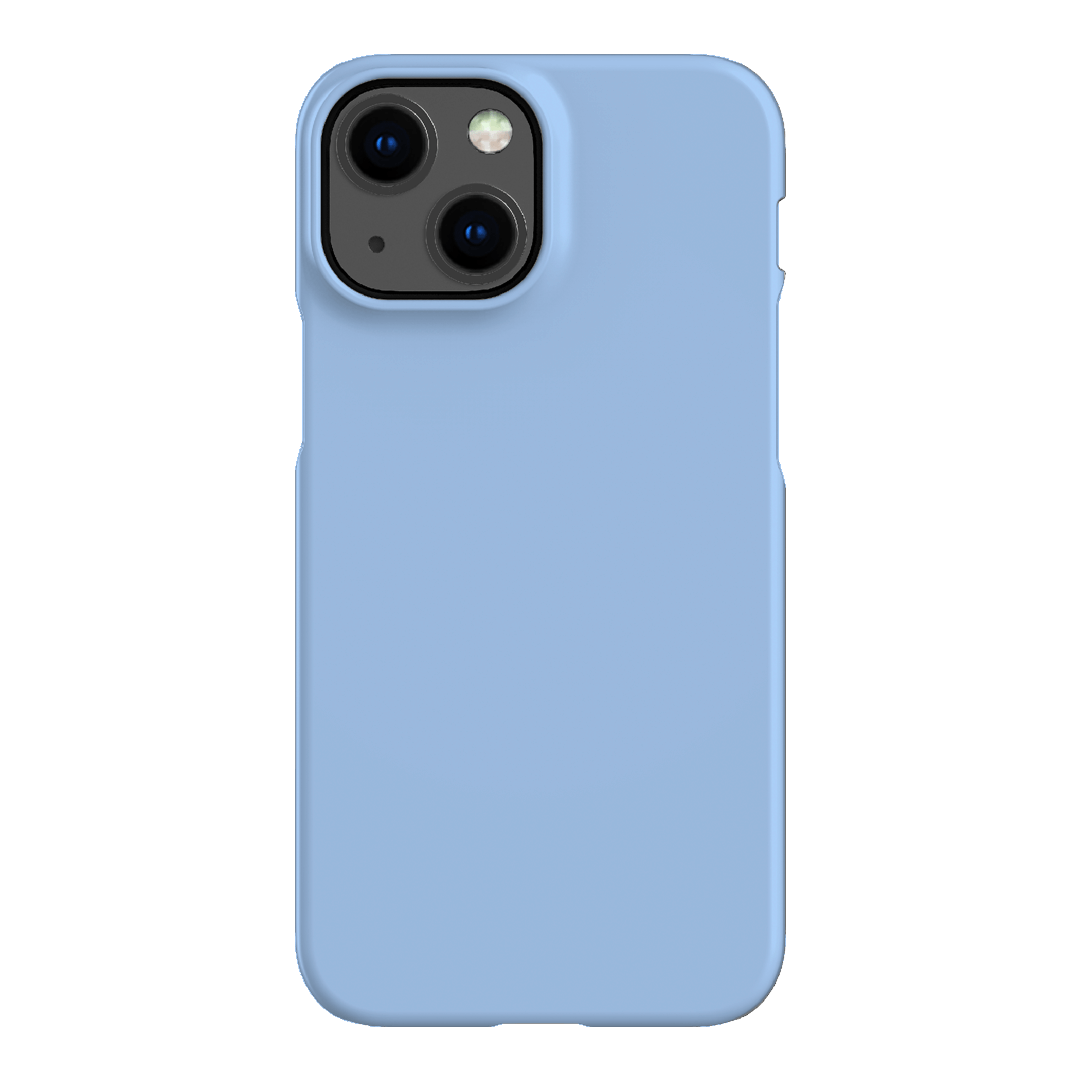 Sky Blue Matte Case Matte Phone Cases iPhone 13 Mini / Snap by The Dairy - The Dairy