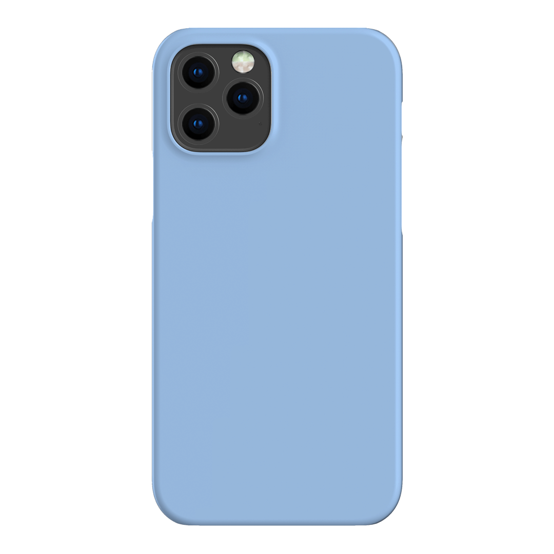 Sky Blue Matte Case Matte Phone Cases iPhone 12 Pro / Snap by The Dairy - The Dairy