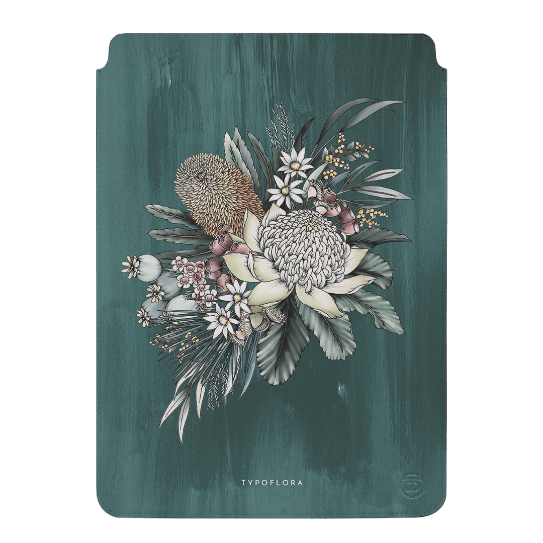 Teal Native Laptop & iPad Sleeve | The Dairy