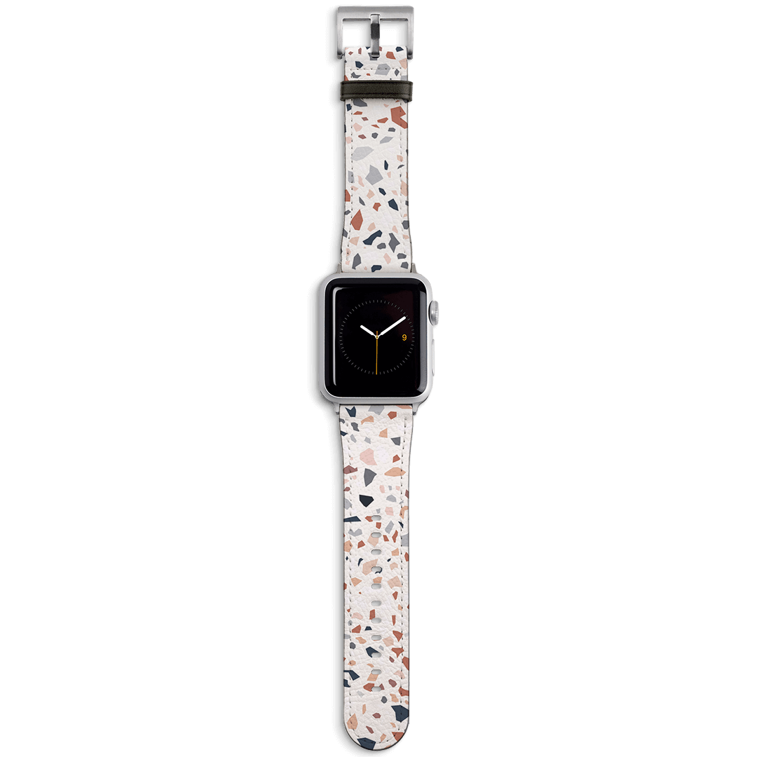 Terrazzo Apple Watch Strap Watch Strap 38/40 MM Silver by The Dairy - The Dairy