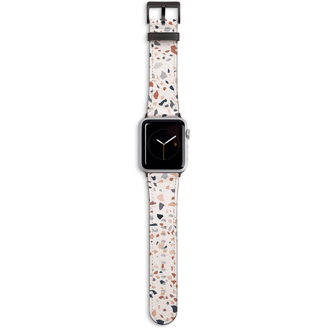 Terrazzo Apple Watch Strap Watch Strap 42/44 MM Black by The Dairy - The Dairy