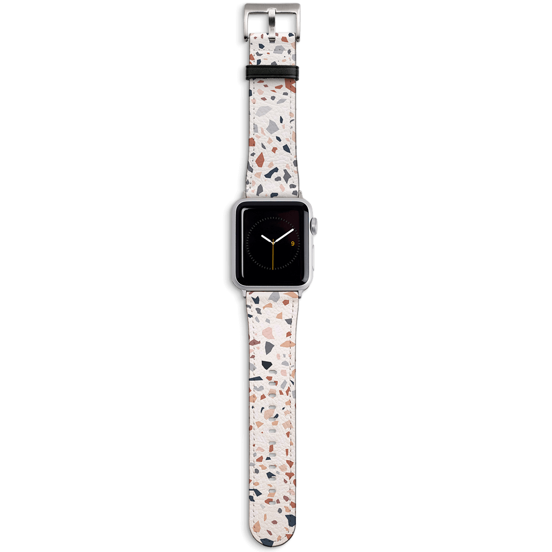 Terrazzo Apple Watch Strap Watch Strap 42/44 MM Silver by The Dairy - The Dairy