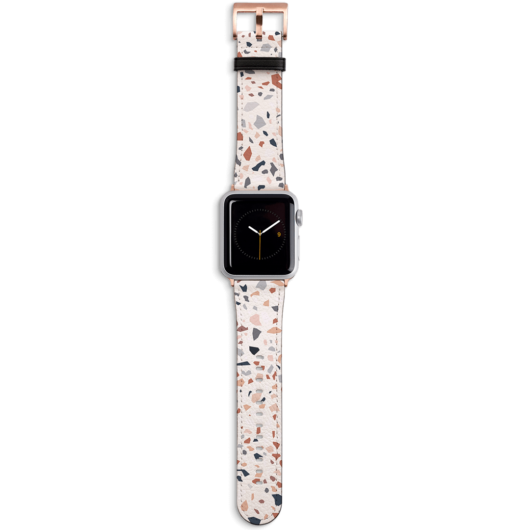 Terrazzo Apple Watch Strap Watch Strap 42/44 MM Rose Gold by The Dairy - The Dairy