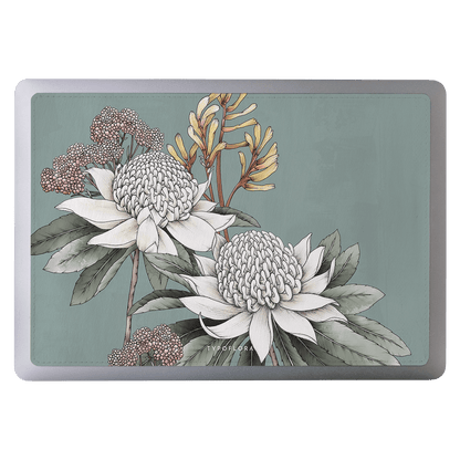 Waratah Laptop Skin Laptop Skin by Typoflora - The Dairy