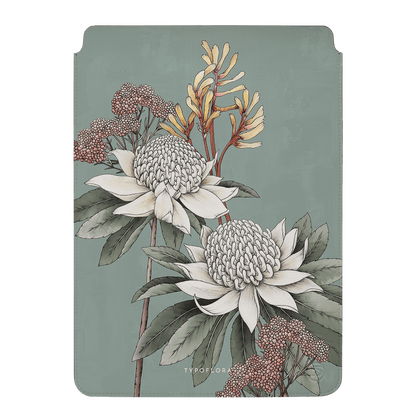 Waratah Laptop & iPad Sleeve Laptop & Tablet Sleeve Small by Typoflora - The Dairy