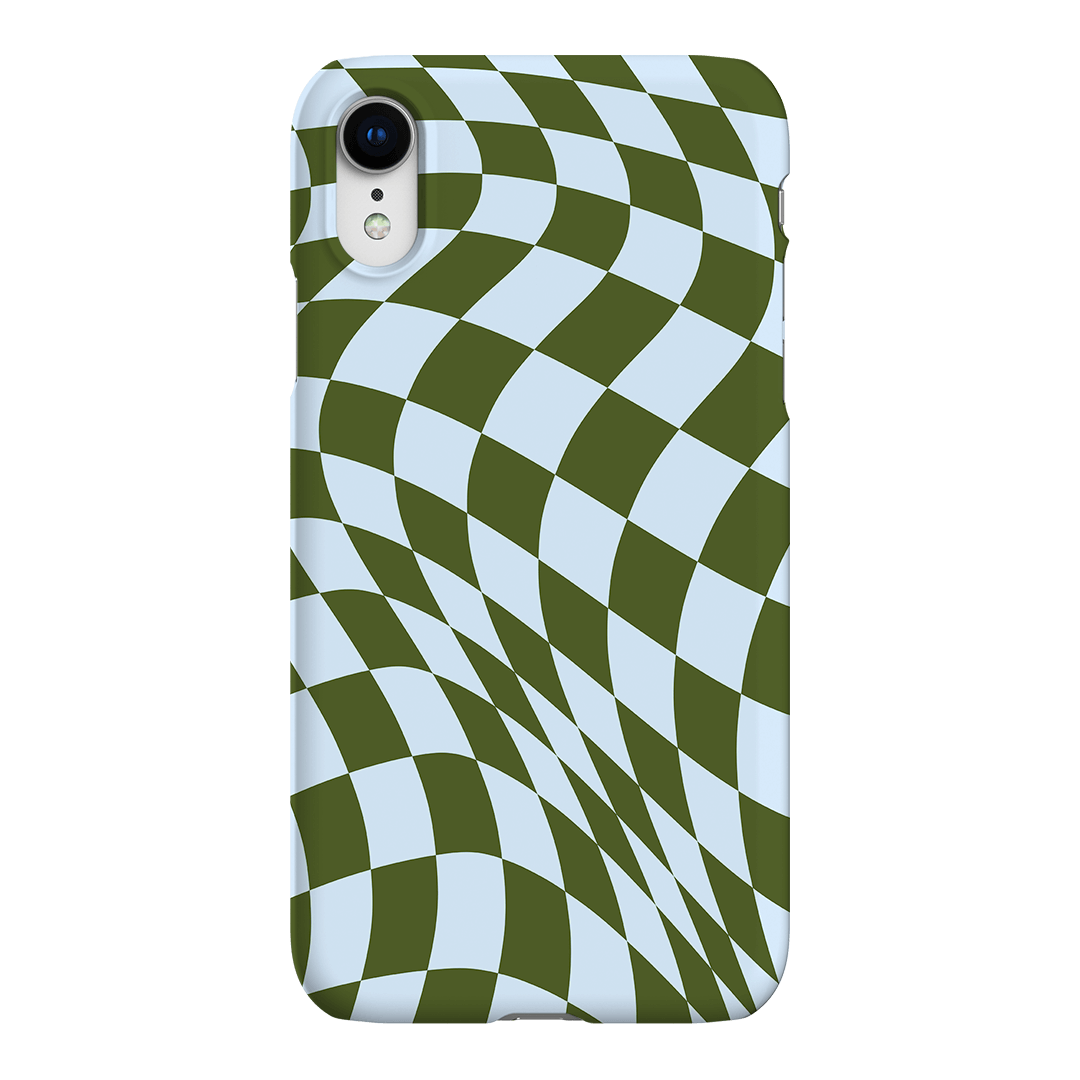 Wavy Check Forest on Sky Matte Case Matte Phone Cases iPhone XR / Snap by The Dairy - The Dairy