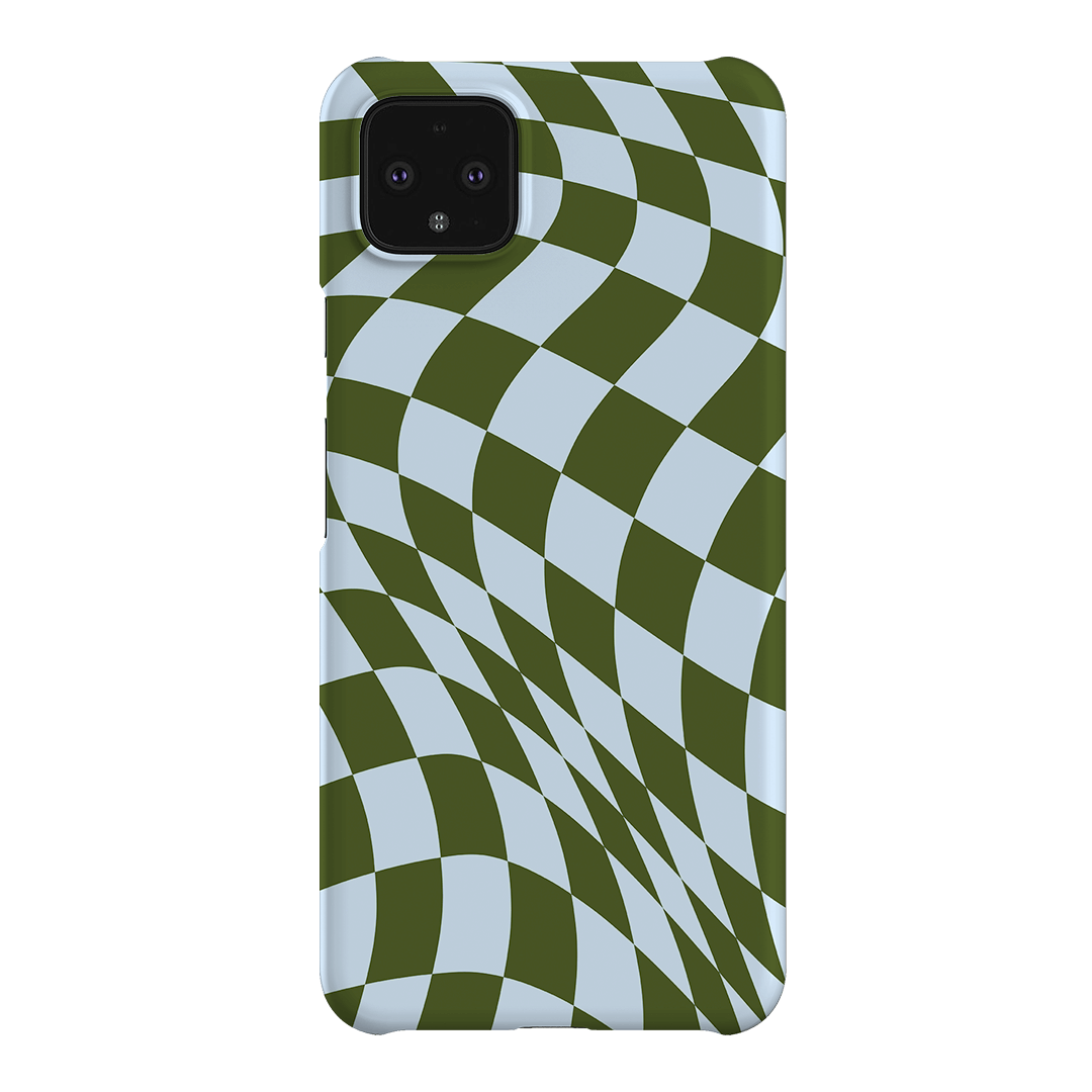 Wavy Check Forest on Sky Matte Case Matte Phone Cases Google Pixel 4XL / Armoured by The Dairy - The Dairy