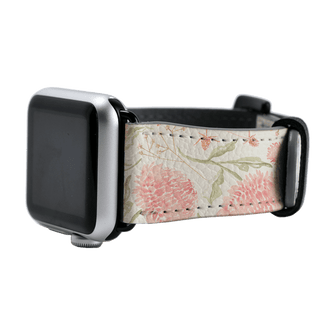 Wild Floral Apple Watch Band Watch Strap 38/40 MM Black by Cass Deller - The Dairy