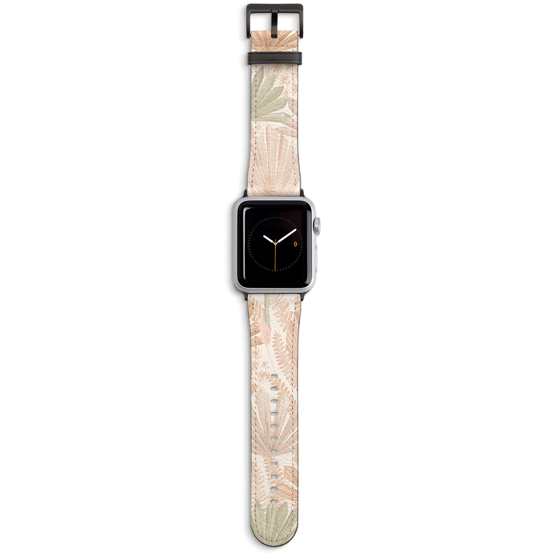 Wild Palm Apple Watch Band Watch Strap 38/40 MM Black by Cass Deller - The Dairy