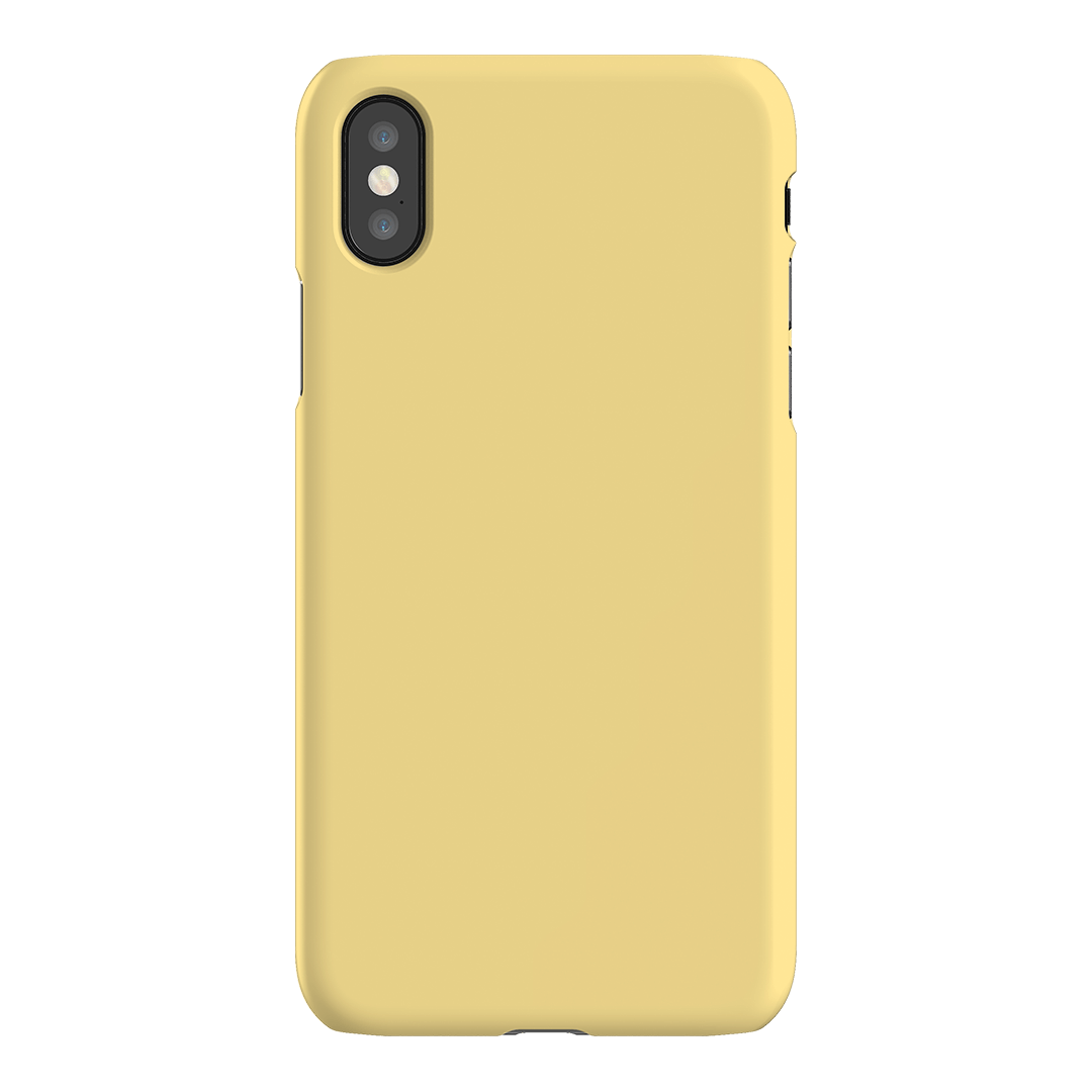 Yellow Matte Case Matte Phone Cases iPhone XS / Snap by The Dairy - The Dairy