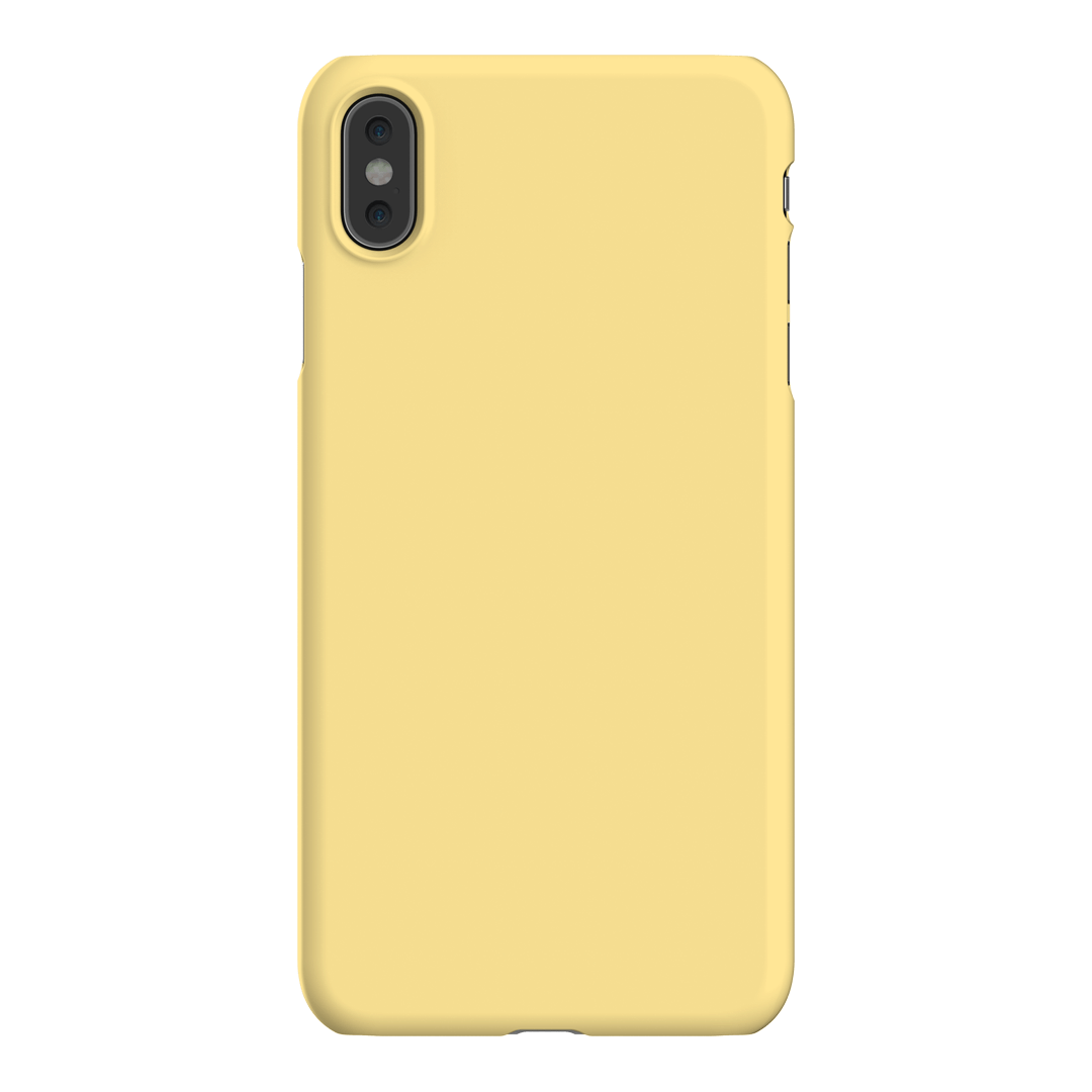 Yellow Matte Case Matte Phone Cases iPhone XS Max / Snap by The Dairy - The Dairy