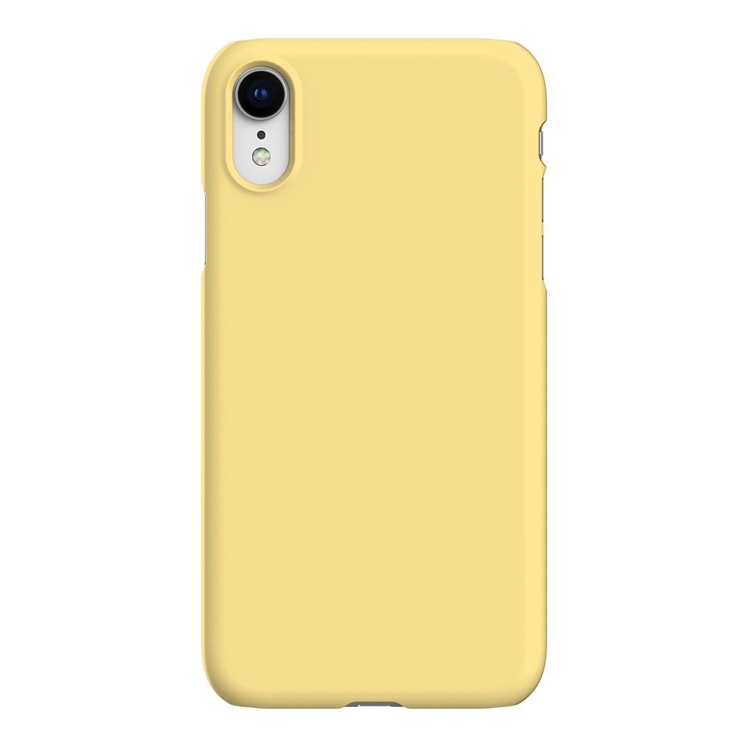 Yellow Matte Case Matte Phone Cases iPhone XR / Snap by The Dairy - The Dairy