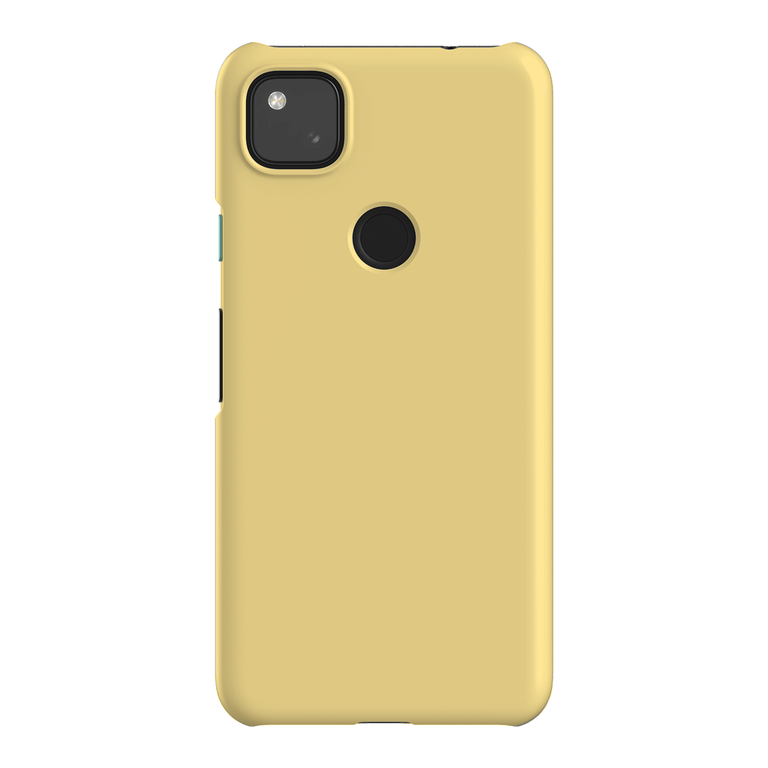 Yellow Matte Case Matte Phone Cases Google Pixel 4A 4G / Snap by The Dairy - The Dairy