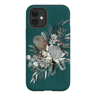 Teal Native Printed Phone Cases iPhone 12 / Armoured by Typoflora - The Dairy