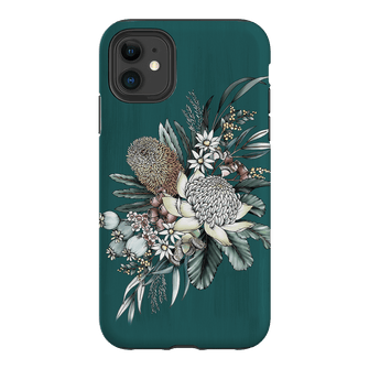 Teal Native Printed Phone Cases iPhone 11 / Armoured by Typoflora - The Dairy