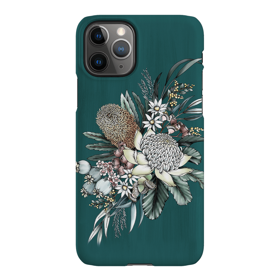 Teal Native Printed Phone Cases iPhone 11 Pro Max / Snap by Typoflora - The Dairy