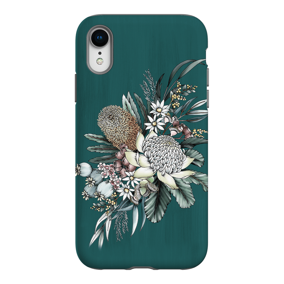 Teal Native Printed Phone Cases iPhone XR / Armoured by Typoflora - The Dairy