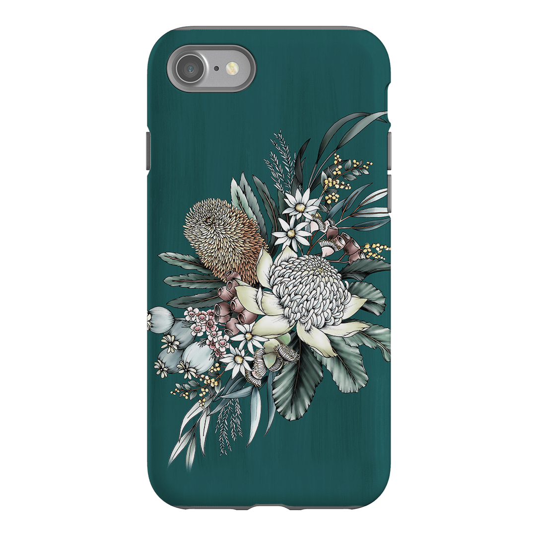 Teal Native Printed Phone Cases iPhone SE / Armoured by Typoflora - The Dairy