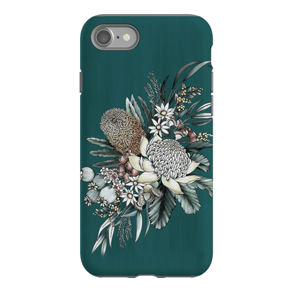 Teal Native Printed Phone Cases iPhone SE / Armoured by Typoflora - The Dairy