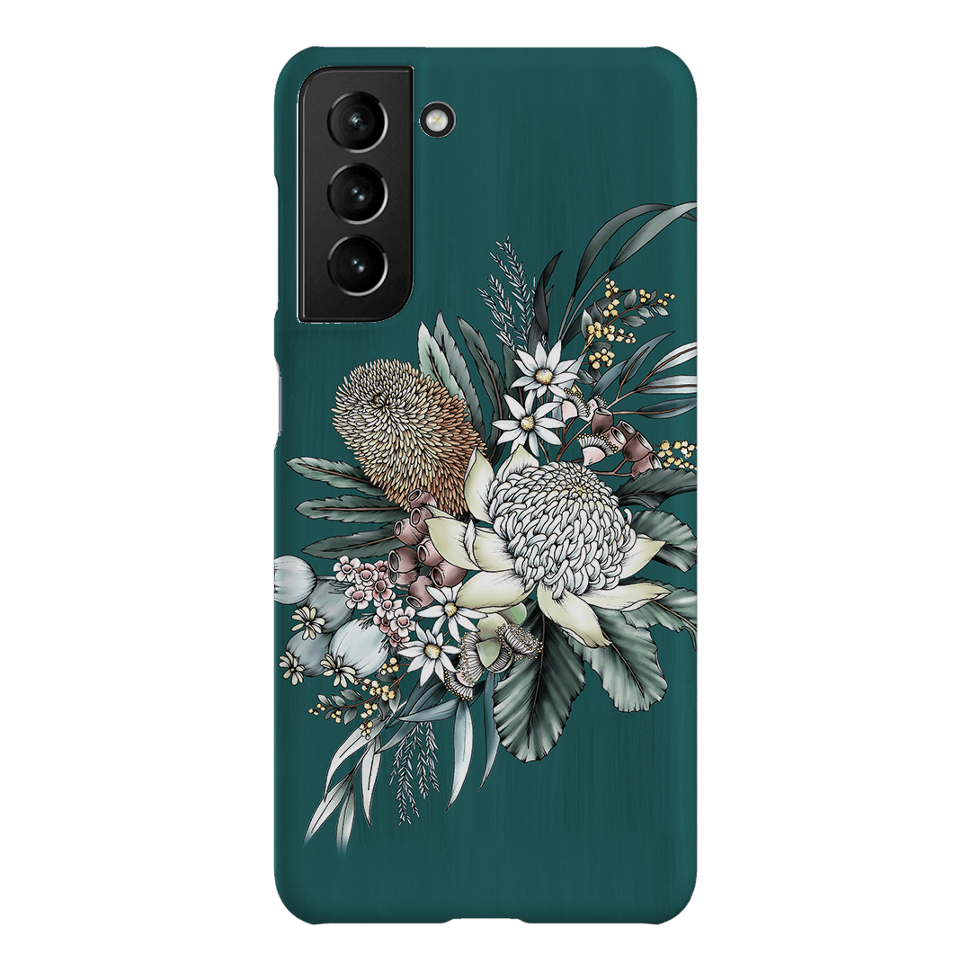 Teal Native Printed Phone Cases Samsung Galaxy S21 / Snap by Typoflora - The Dairy