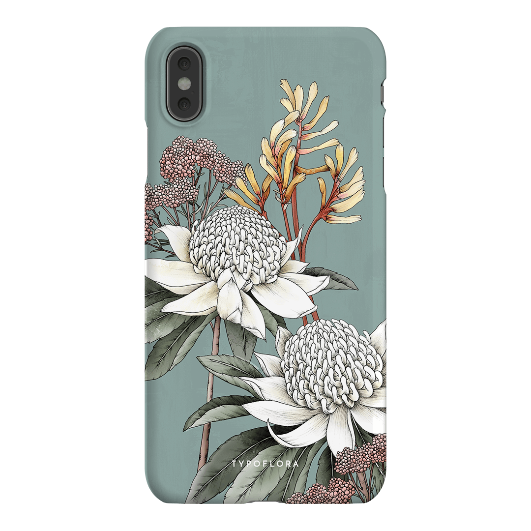 Waratah Printed Phone Cases iPhone XS Max / Snap by Typoflora - The Dairy