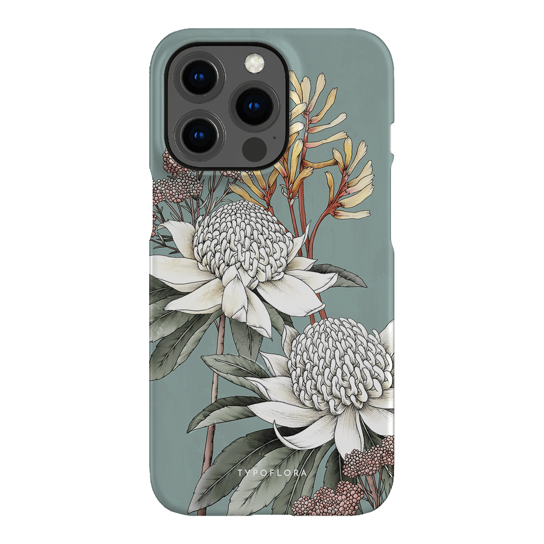 Waratah Printed Phone Cases iPhone 13 Pro / Snap by Typoflora - The Dairy