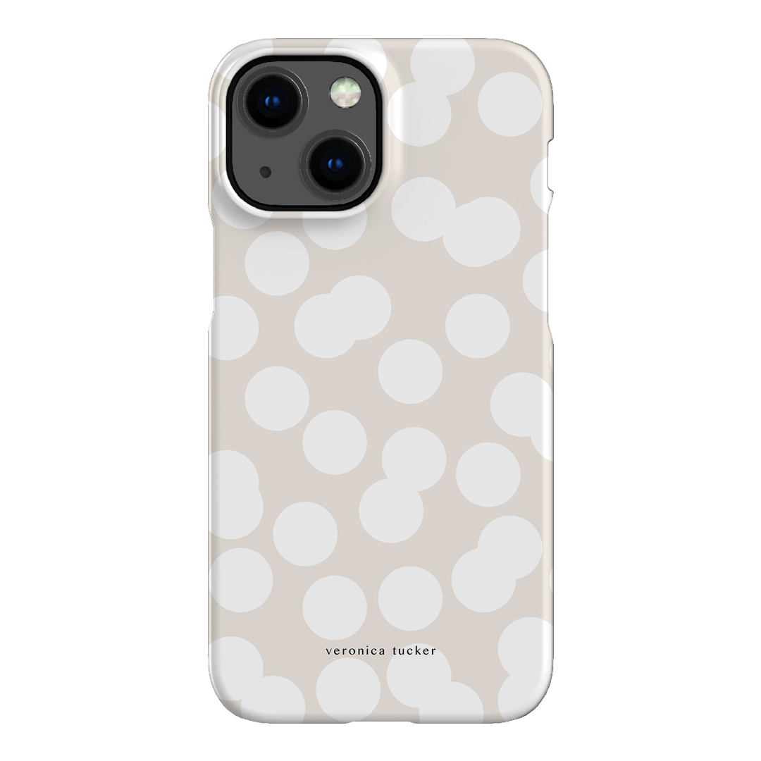 Confetti White Printed Phone Cases iPhone 13 Mini / Snap by Veronica Tucker - The Dairy