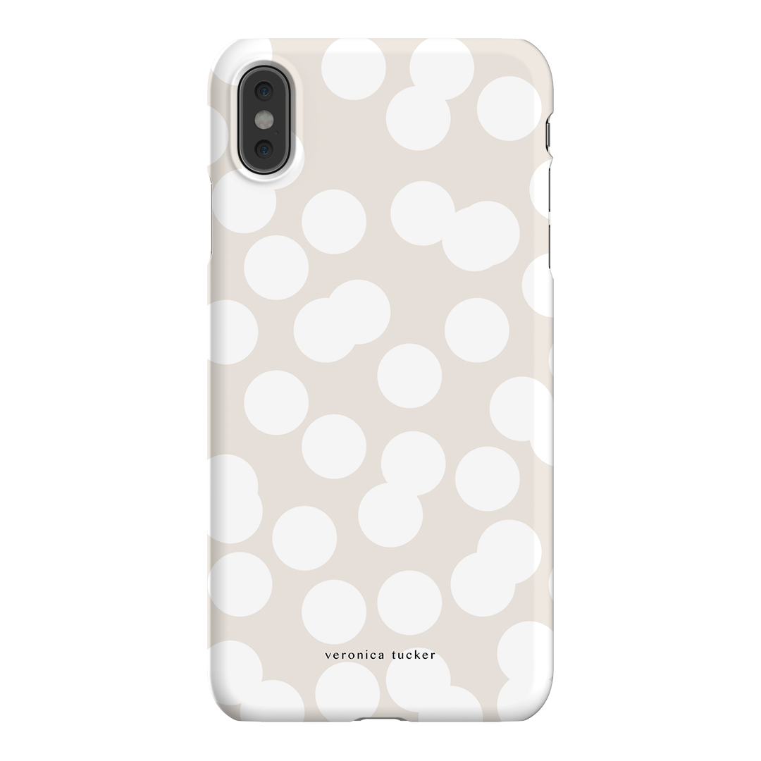 Confetti White Printed Phone Cases iPhone XS Max / Snap by Veronica Tucker - The Dairy