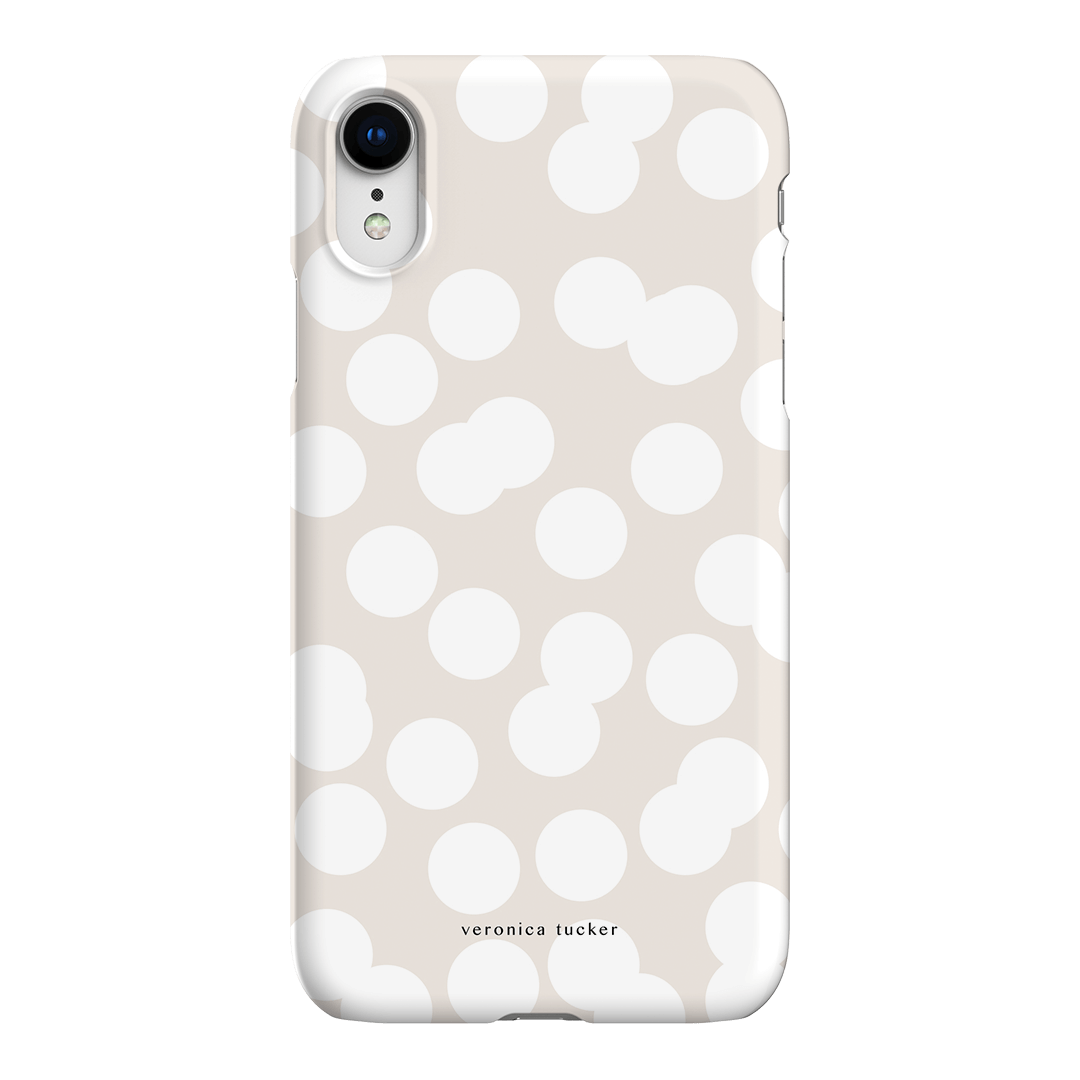 Confetti White Printed Phone Cases iPhone XR / Snap by Veronica Tucker - The Dairy