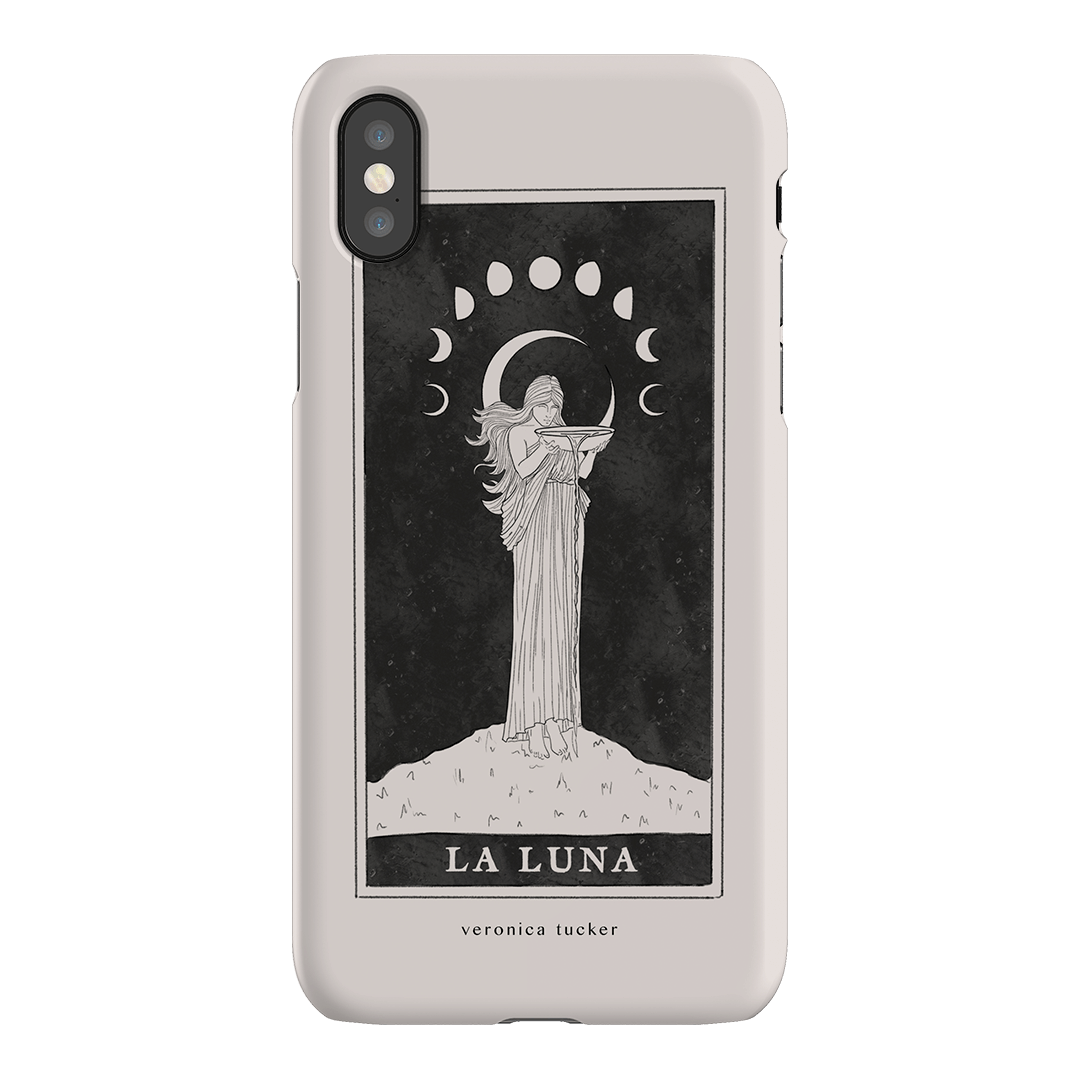 La Luna Tarot Card Printed Phone Cases iPhone XS / Snap by Veronica Tucker - The Dairy