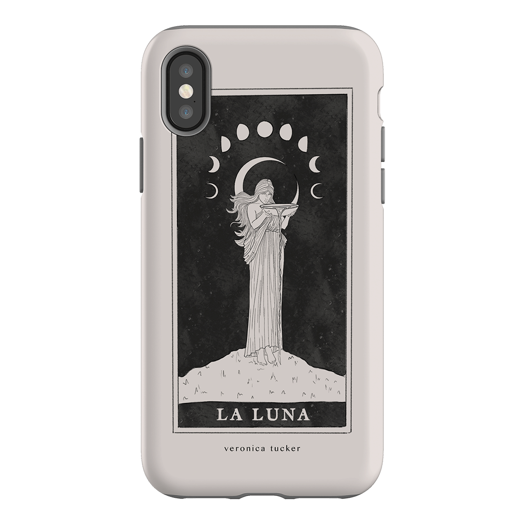 La Luna Tarot Card Printed Phone Cases iPhone XS / Armoured by Veronica Tucker - The Dairy