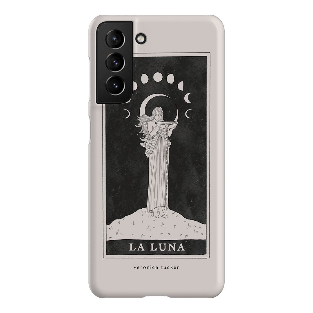 La Luna Tarot Card Printed Phone Cases Samsung Galaxy S21 / Snap by Veronica Tucker - The Dairy