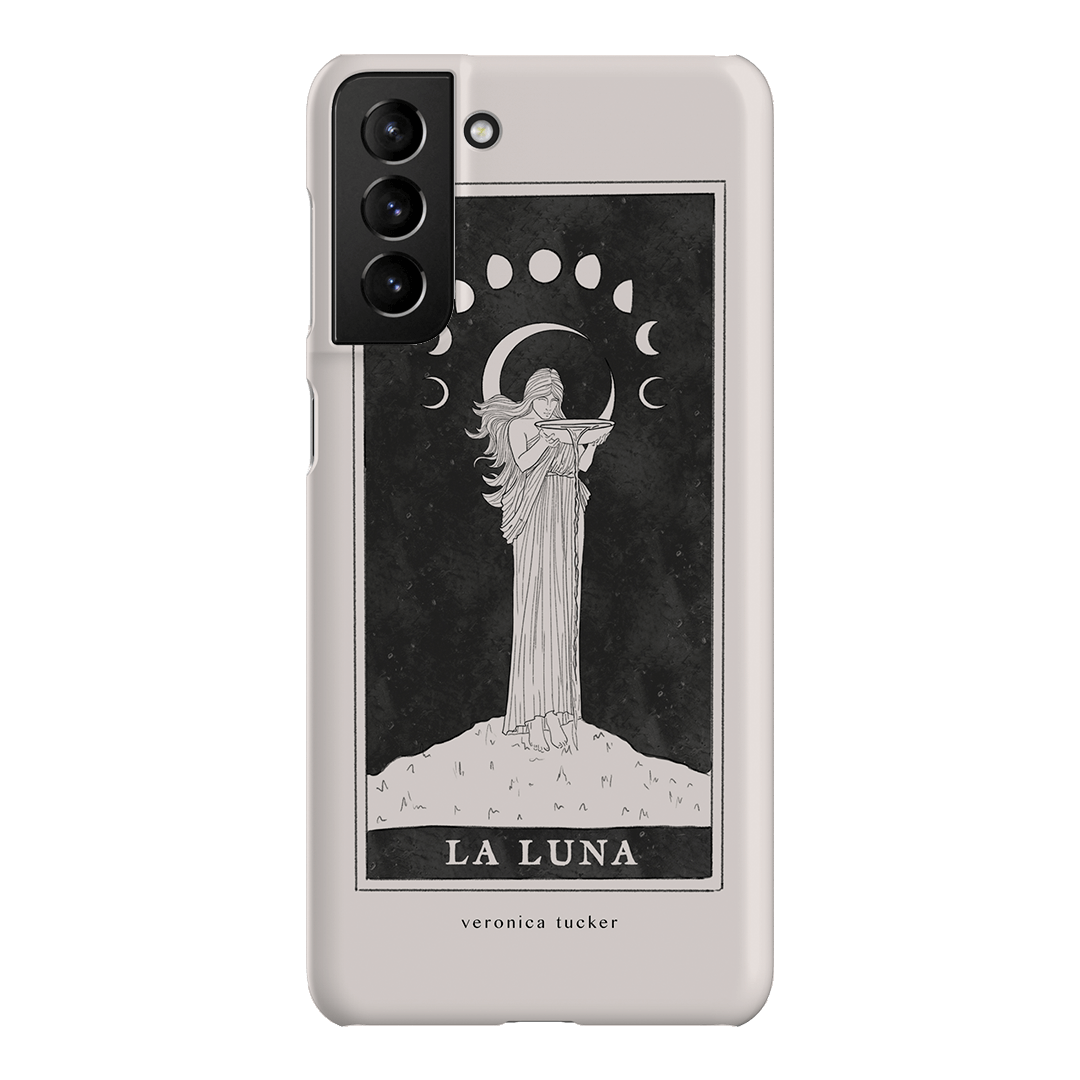 La Luna Tarot Card Printed Phone Cases Samsung Galaxy S21 Plus / Snap by Veronica Tucker - The Dairy
