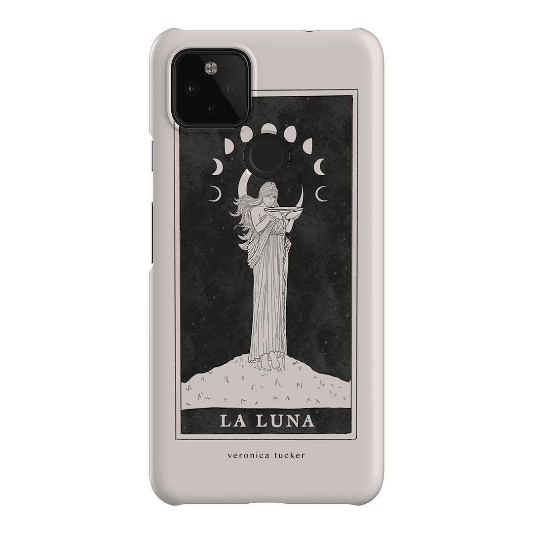 La Luna Tarot Card Printed Phone Cases Google Pixel 4A 5G / Snap by Veronica Tucker - The Dairy