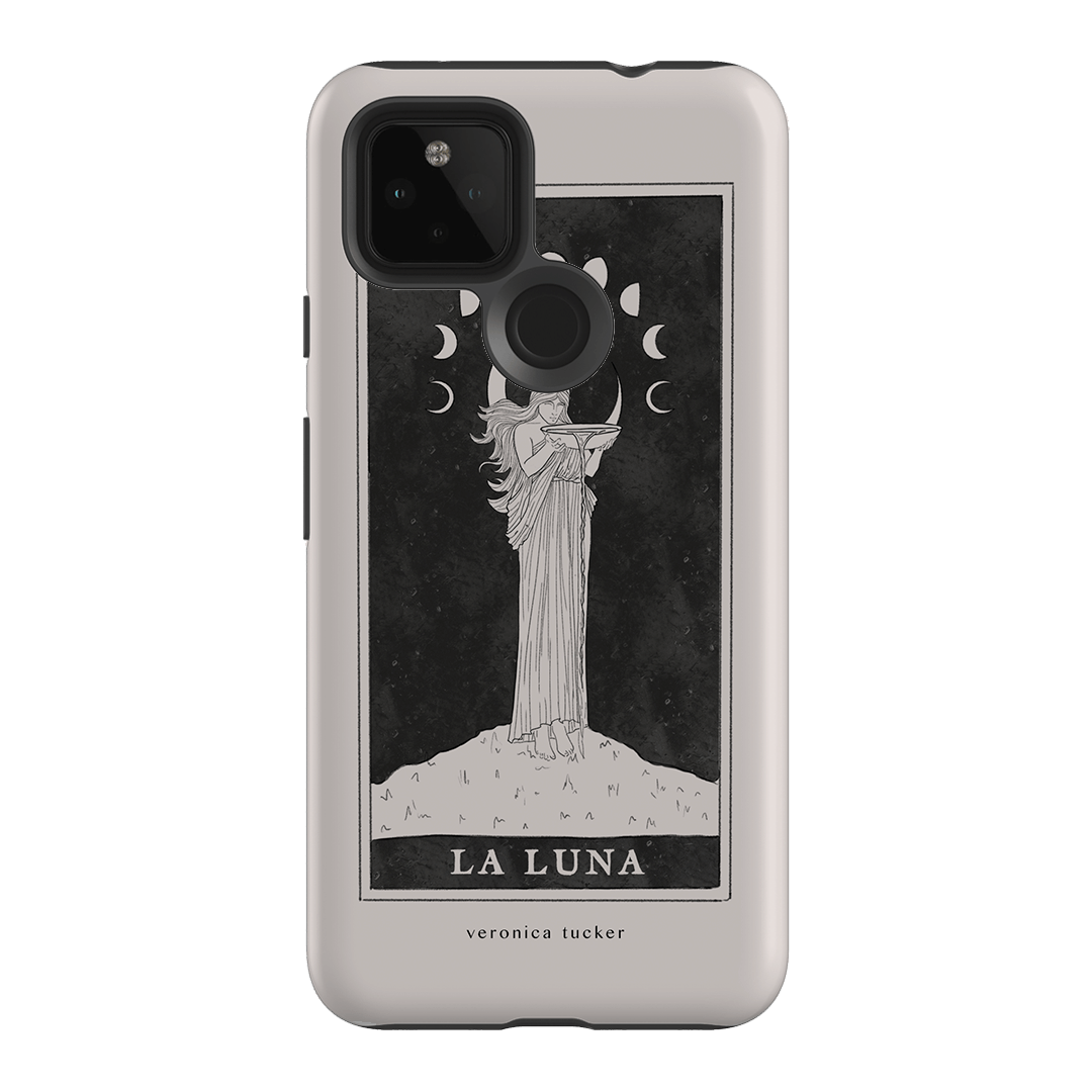 La Luna Tarot Card Printed Phone Cases Google Pixel 4A 5G / Armoured by Veronica Tucker - The Dairy