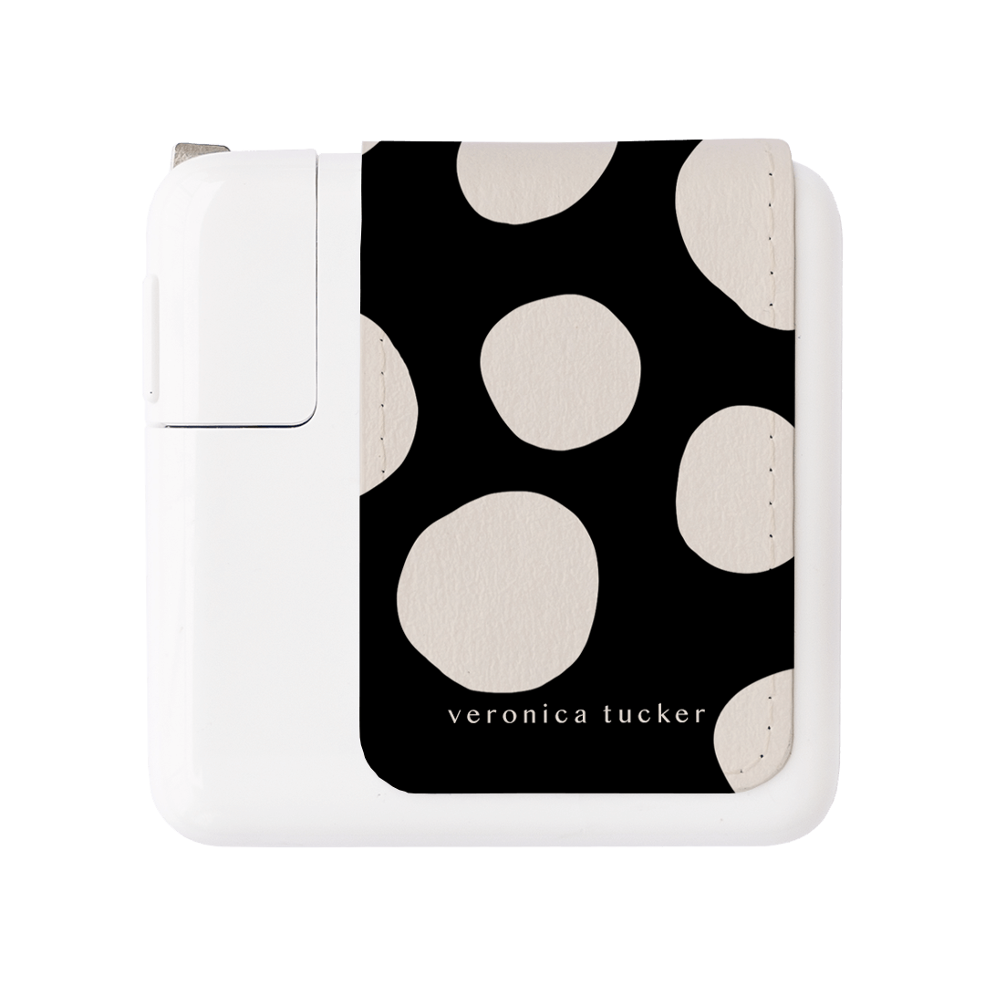 Pebbles Noir Power Adapter Skin Power Adapter Skin Small by Veronica Tucker - The Dairy