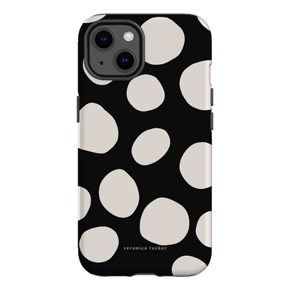 Pebbles Noir Printed Phone Cases iPhone 13 / Armoured by Veronica Tucker - The Dairy