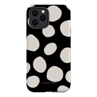 Pebbles Noir Printed Phone Cases iPhone 12 Pro / Armoured by Veronica Tucker - The Dairy